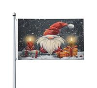 Drapeaux De Jardin Cadeaux De Noël Pour Les Gnomes Treer Drapeau Toutes Les Saisons Garden Flag Pour Célébrations Balcon Fête Jardinage 90X150 Cm