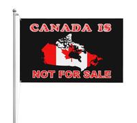 Drapeaux De Jardin Canada Is Not For Sale Drapeau Extérieur Coupe-Vent Et Étancheune Pelouse Drapeaux Pour Patio Ferme Jardinage 90X150 CM
