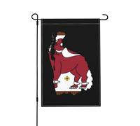 Drapeaux De Jardin Carte Du Drapeau De La Province Du Nord-Ouest Amusant Drapeaux De Cour Durable Bannière Pour Pelouse Balcon D'Intérieur 12X18 Inch