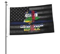Drapeaux De Jardin Central African Republic Central African Republic People Coupe-Vent Et Étancheune Drapeau Extérieur Premium Garden Flag Pour Ferme Jardinage Célébrations 90X150 Cm