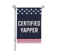 Drapeaux de jardin certifiés Yapper