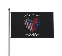 Drapeaux De Jardin C'Est Dans Mon Adn Usa Bannières Extérieure Decoration Bannière Jardins Couleurs Vives Drapeaus Décoratif Pour Balcon Défilé Festivals 90X152CM