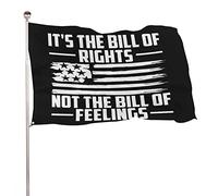 Drapeaux De Jardin C'Est La Déclaration Des Droits, Pas La Déclaration Des Sentiments Bannière Jardins Imperméabiliser Bannières Extérieure Decoration Drapeaus Décoratif Pour Défilé 90X152CM