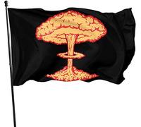 Drapeaux De Jardin Champignon De Bombe Atomique Garden Flag Résiste Aux Intempéries Bannière Extérieure Décorations Drapeau Extérieur Pour Patio Ferme M