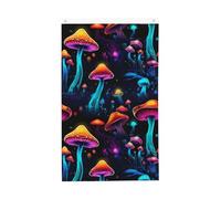Drapeaux De Jardin Champignon Lumineux Treer Drapeau Résiste Aux Intempéries Garden Flag Pour Ferme Balcon Fête Patio 90X150 Cm