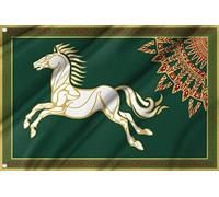 Drapeaux De Jardin Cheval Du Rohan Bannière Extérieure Décorations Drapeau Extérieur Résiste Aux Intempéries Pelouse Drapeaux Pour Célébrations Jardinage S