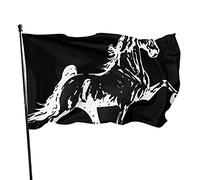 Drapeaux De Jardin Cheval Rétro Grand Drapeau Couleurs Resistant Exterieur Lavable Bannière, Pour D'Intérieur, Balcon, Jardin, 90x150cm