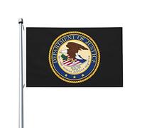 Drapeaux De Jardin Chien De Mer Du Département Des États-Unis Uv Fade Résistant Bannière De Cour Suspendre Décoration De Jardin Pour Balcon D'Intérieur Pelouse 3X5 Ft