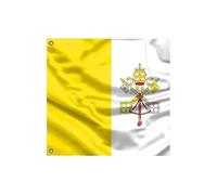 Drapeaux De Jardin Cité Du Vatican Bannière De Jardin Classique Drapeaux Décoratifs D'Extérieur Pour Vacances Décoration Pelouse 90X150 CM