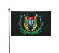 Drapeaux De Jardin Coat Of Arms Netherlands New Guinea Coa Drapeau Fierté Durable Drapeaus Décoratif Résistant Bannières Extérieure Pour Festivals Défilé Balcon 90X152CM