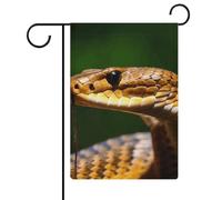 Drapeaux de jardin Cobra Snake - 30,5 x 45,7 cm - Double face - Drapeau extérieur d'été - Drapeau floral de bienvenue - Drapeaux de jardin saisonniers - Décorations de vacances