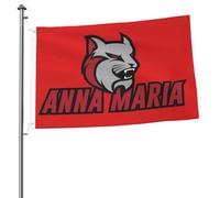 Drapeaux De Jardin Collège Anna Maria Bannière Jardins Durable Drapeau Fierté Decoration Drapeaus Décoratif Pour Fête Balcon Défilé 90X152CM