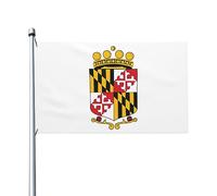 Drapeaux De Jardin Comté D'Anne Arundel, Maryland Drapeau Fierté Decoration Bannières Extérieure Durable Bannière Jardins Pour Fête Festivals Défilé 90X152CM