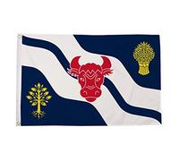 Drapeaux De Jardin Comté D'Oxfordshire, Nouveau Comté D'Oxford. - Angleterre Bannière Extérieure Pelouse Drapeaux Résiste Aux Intempéries Pour Balcon Fête Ferme 90X150 Cm