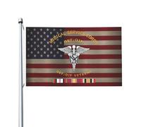 Drapeaux De Jardin Corps Des Services Médicaux Oif Oef Vétéran Célébrez Chaque Instant Bannières Extérieure Durable Drapeau Fierté Résistant Drapeaus Décoratif Pour Défilé Balcon 90X152CM