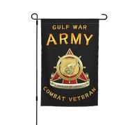Drapeaux De Jardin Corps Des Transports, Vétéran De La Guerre Du Golfe Drapeaus Décoratif Résistant Bannière Jardins Durable Drapeau Fierté Pour Festivals Balcon Défilé 30X45CM