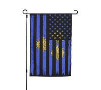 Drapeaux De Jardin Dalmatie Irrédentiste Américaine Et Italienne Résiste Aux Intempéries Drapeau Extérieur Décorations Pelouse Drapeaux Pour Balcon Fête Ferme 30X45Cm