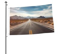 Drapeaux de jardin de 6,1 x 0,9 m pour l'extérieur - Bannière amusante pour l'extérieur - Paysage du désert - Drapeau de jardin double face - Bannières de bienvenue pour la maison, la pelouse, la