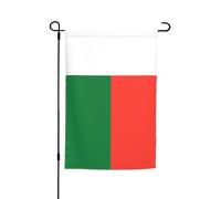 Drapeaux De Jardin De Madagascar Résiste Aux Intempéries Drapeau Extérieur Premium Pelouse Drapeaux Pour Balcon Fête Célébrations 30X45Cm