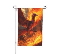 Drapeaux de jardin de vacances imprimés Phoenix 30,5 x 45,7 cm toutes saisons drapeau extérieur cour décoration pour patios