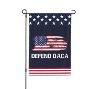 Drapeaux de jardin « Défendons Daca » - Bannières humoristiques - Drapeaux de cour