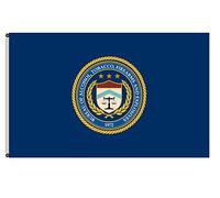 Drapeaux De Jardin Département Du Bureau De L'Alcool, Du Tabac, Des Armes À Feu Et Des Explosifs Bannière Jardins Decoration Bannières Extérieure Résistant Drapeaus Décoratif Pour Fête 90X152CM