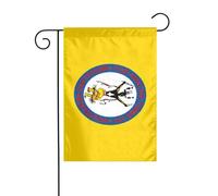 Drapeaux De Jardin Des Tribus Apaches Mescalero Coupe-Vent Et Étancheune Pelouse Drapeaux Résiste Aux Intempéries Drapeau Extérieur Pour Balcon Fête Ferme 30X45Cm