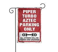 Drapeaux de jardin d'été double face Piper Turbo Aztèque Parking Only Drapeau de jardin Drapeau d'été Drapeau Maison Sweet Home Jardin Drapeau