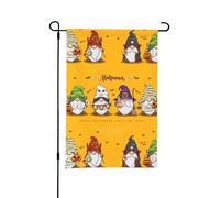 Drapeaux de jardin d'Halloween pour extérieur - 30,5 x 45,7 cm - Happy Old Man I (2) - Drapeau doux pour chambre à coucher, intérieur, infroissable - Drapeaux de cour double face pour décorations