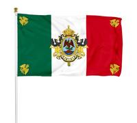 Drapeaux De Jardin Diplomate Du Second Empire Mexicain Bannière Extérieure Treer Drapeau Premium Pour Ferme Patio 90X150 Cm