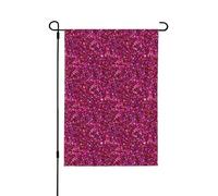 Drapeaux de jardin double face à paillettes, décoration saisonnière pour cour avant porche