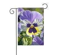 Drapeaux de jardin double face - Pensée - Pour la perfection - Petite bannière de jardin pour l'extérieur - 30,5 x 45,7 cm - Drapeau décoratif vertical pour toutes les saisons