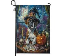 Drapeaux de jardin double face pour décoration extérieure, tarot, astrologie, chiot, jardin, 30,5 x 45,7 cm, pour extérieur, petit drapeau de pelouse