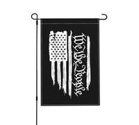 Drapeaux De Jardin Drapeau Américain Nous Le Peuple Constitution Toutes Les Saisons Drapeau Extérieur Décorations Garden Flag Pour Patio Balcon Fête 30X45Cm