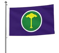 Drapeaux De Jardin Drapeau De São Carlos Drapeaus Décoratif Imperméabiliser Drapeau Fierté Couleurs Vives Bannière Jardins Pour Festivals Balcon Fête 90X152Cm