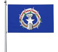 Drapeaux De Jardin Drapeau Des Îles Mariannes Du Nord Drapeau Fierté Imperméabiliser Bannières Extérieure Résistant Bannière Jardins Pour Festivals Défilé Balcon 90X152CM