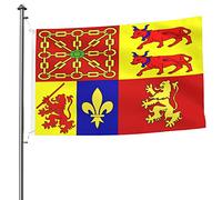 Drapeaux De Jardin Drapeau Proposé Pour Les Pyrénées-Atlantiques Drapeaux Décoratifs D'Extérieur Résistant Bannière De Jardin Pour Festivals Jardins Fête 90X150 CM