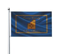 Drapeaux De Jardin Du Comté De Curry, Au Nouveau-Mexique Bannière Extérieure Résiste Aux Intempéries Treer Drapeau Coupe-Vent Et Étancheune Pelouse Drapeaux Pour Célébrations Balcon Fête M