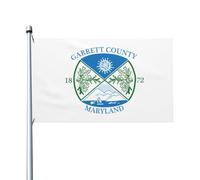 Drapeaux De Jardin Du Comté De Garrett, Dans Le Maryland Bannière Extérieure Décorations Treer Drapeau Coupe-Vent Et Étancheune Drapeau Extérieur Pour Ferme Célébrations M