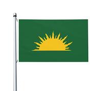 Drapeaux De Jardin Éclat De Soleil Vert Bannières Extérieure Personnalisée Bannière De Jardin Pour Extérieurs Jardins Carnavals 90X150 Cm