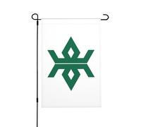Drapeaux De Jardin Emblème De La Préfecture D'Iwate Drapeau De Bienvenue Couleurs Vives Décoratif Drapeaux, Pour Les Bureaux, D'Intérieur, Les Défilés, 30x45cm