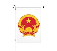 Drapeaux De Jardin Emblème Du Nord-Vietnam Drapeau Pirate Couleurs Resistant Exterieur Bannière De Drapeaux, Pour D'Intérieur, Les Défilés, Les Bureaux, 30x45cm