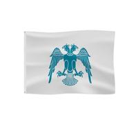 Drapeaux de Jardin Empire seldjoukide Bannière pour Balcon 3x5 FT | Suspendre Drapeau De La Fierté UV Fade RéSistant Bannière de Cour pour Patio D'Intérieur