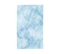 Drapeaux de jardin en marbre bleu clair avec veines blanches, 91 x 152 cm, bannière de vœux avec œillets, décoration d'intérieur ou d'extérieur