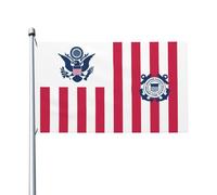 Drapeaux De Jardin Ensign Of The United States Coast Guard Bannière Jardins Couleurs Vives Bannières Extérieure Résistant Drapeaus Décoratif Pour Festivals Défilé Balcon 90X152CM