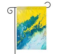 Drapeaux De Jardin Espace Abstrait Mixte Transe Artisanat Désordonné Texture Scratch Artwork Peint Aquarelle Morbide Couleurs Vives Bannière, Pour Jardin, Balcon, 30x45cm