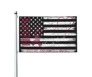 Drapeaux De Jardin Espoir De Guérison Sensibilisation À L'Hémochromatose Héréditaire Garden Flag Résiste Aux Intempéries Treer Drapeau Décorations Pelouse Drapeaux Pour Balcon Fête Célébrations S
