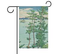 Drapeaux de jardin et décorations saisonnières du parc Ukiyo E Nishi, 12,6 pouces''×18,5 pouces''