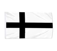 Drapeaux De Jardin État De L'Ordre Teutonique Résiste Aux Intempéries Bannière Extérieure Décorations Treer Drapeau Pour Ferme Balcon Fête Célébrations 90X150Cm