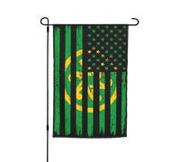 Drapeaux De Jardin États-Unis Et Banniel Keltia Résiste Aux Intempéries Treer Drapeau Décorations Pelouse Drapeaux Pour Patio Jardinage 30X45Cm